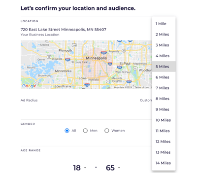 IV-A Create A Campaign - Ad Radius Custom-1